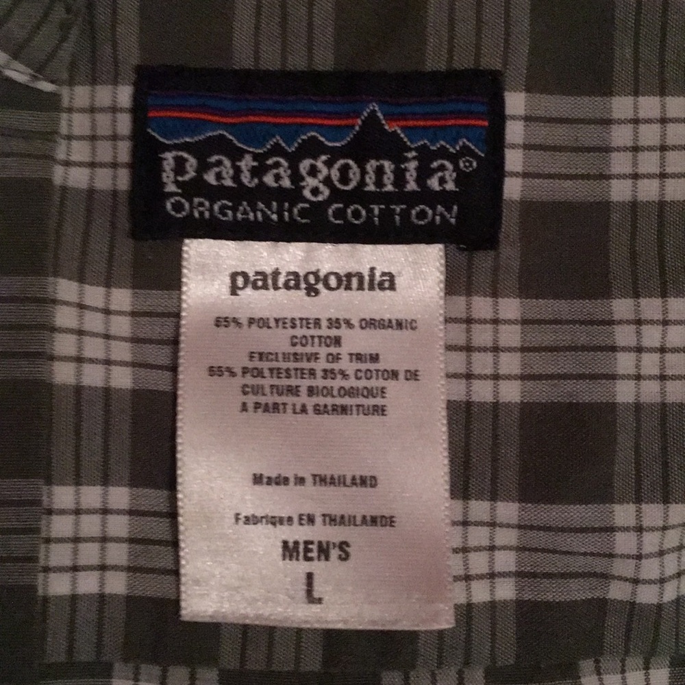 EUC Patagonia green plaid shirt - Picture 2 of 8